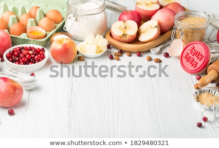 ストックフォト: Ingredients For Cooking Apple Pie