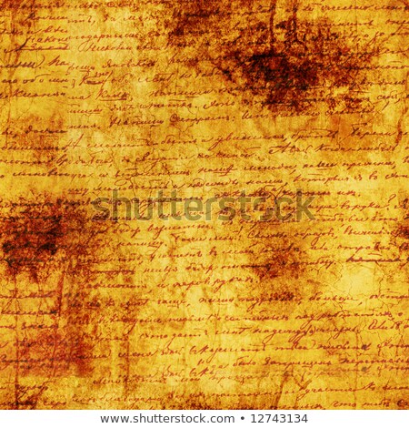 Foto stock: Ancient Scratch Abstract Background With Handwrite Text For Desi