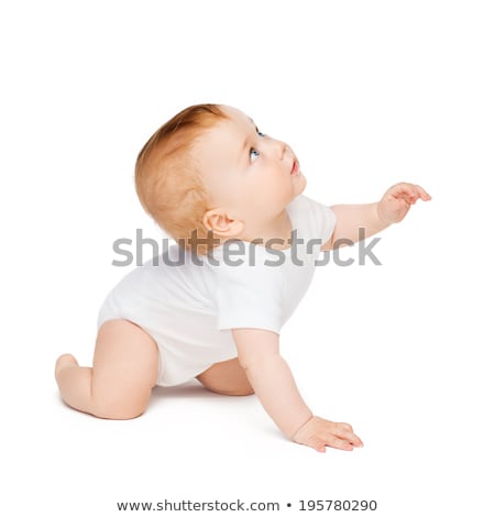 Stockfoto: Crawling Curious Baby