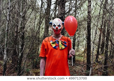 Funny Clown Holding Hand Up Foto stock © nito