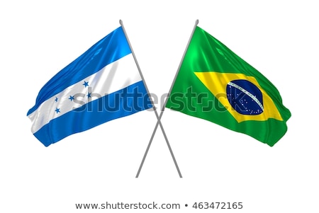 ストックフォト: Brazil And Honduras Flags