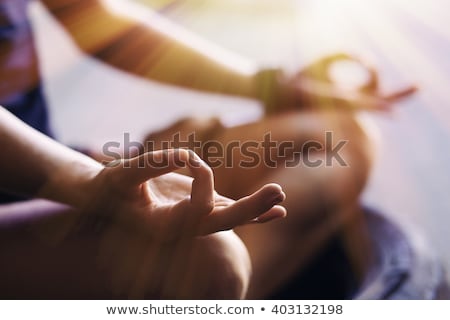 Stock photo: Closeup Of Womans Hand Meditating