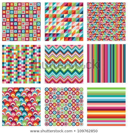 Foto d'archivio: Tags Colorful Seamless Patterns With Fabric Texture