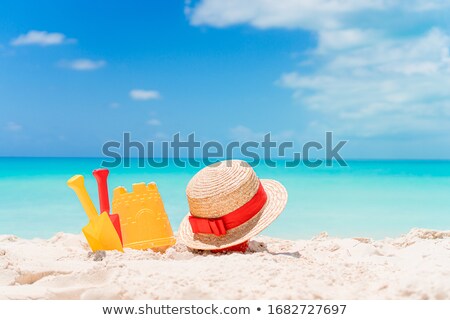 Foto stock: Summer Beach Coastline With Shore And Building