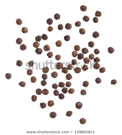 Stock fotó: Background Of Black Peppercorns