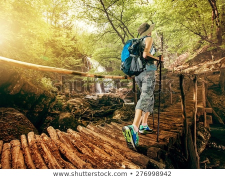 ストックフォト: Fit Women Training On Fitness Trail In The Boot Camp