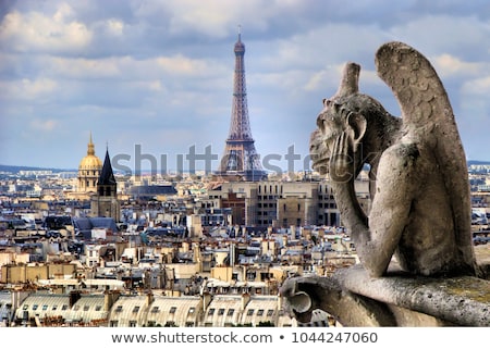 [[stock_photo]]: Gargoyle On Notre Dame Cathedral France