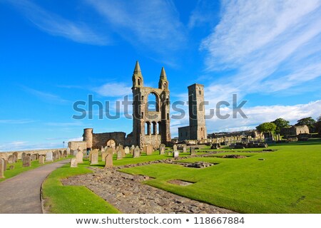 St Andrews Cathedral Ruins Medieval Landmark Fife Scotland ストックフォト © Julietphotography