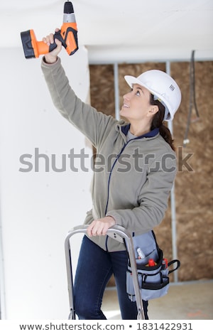 Stock photo: Attractive Woman With Puncher