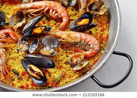 Stock fotó: Spanish Paella Fish