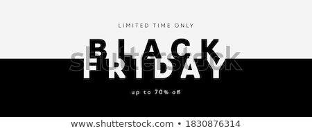 Foto d'archivio: Black Friday Sale Shopping Offer And Promotion Background On Eve Of Merry Christmas