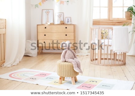 Foto stock: Childrens Room In Modern Style With Loft Bed
