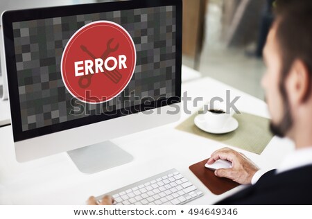 Stockfoto: Under Construction Message On Desk With Coffee