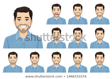[[stock_photo]]: Man With Different Facial Expressions