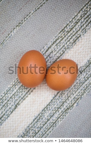 Foto stock: Two Brown Eggs