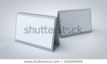 Stockfoto: Image Desk Calendar Mockup 3d