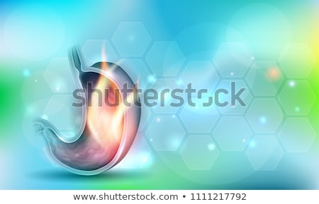 Stock foto: Stomach Disorder Abstract Design