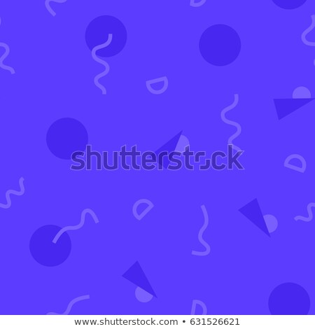 Foto stock: Seamless Pattern With 80s Memphis Geometics Style And Single Ton