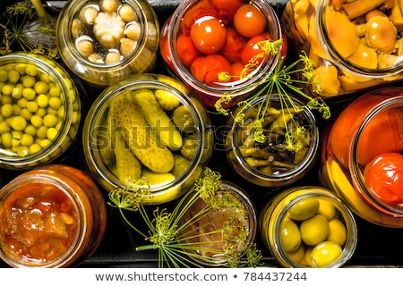 Stock foto: Assortment Of Marinated Or Pickled Vegetable