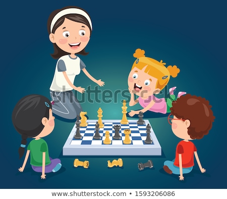 Chess Knight Pawn And Horse Board Game Playing Foto stock © yusufdemirci