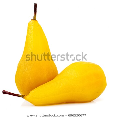 Zdjęcia stock: Saffron Poached Pears