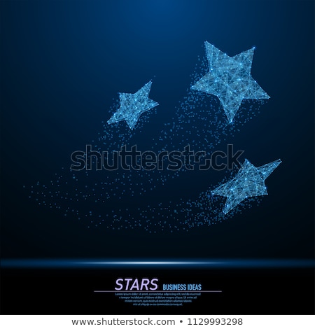 Foto stock: Abstract Sphere With Stars