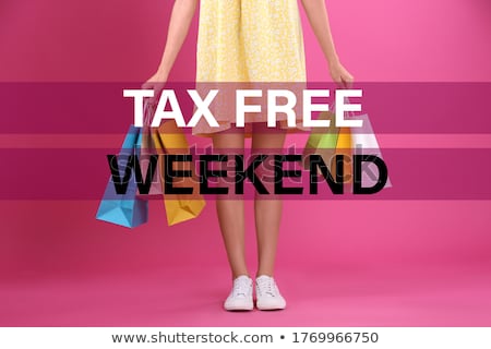 Foto stock: Tax Free Weekend