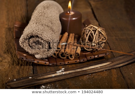 Stok fotoğraf: Chocolate Spa With Cinnamon