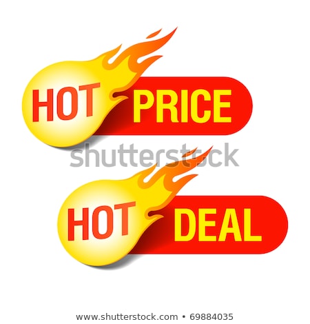 Stock photo: Hot Price Sticker