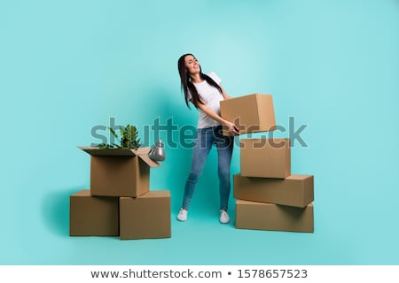 Stock photo: Real Brunete Young Girl