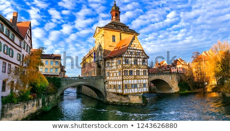 Сток-фото: Picturesque Houses In Bamberg Germany