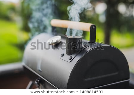 Foto stock: Smoker