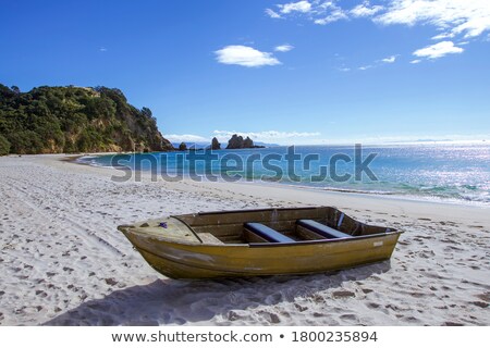 Foto stock: Small Wooden Boats