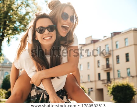 Stock photo: Sexy Blonde Lady Posing