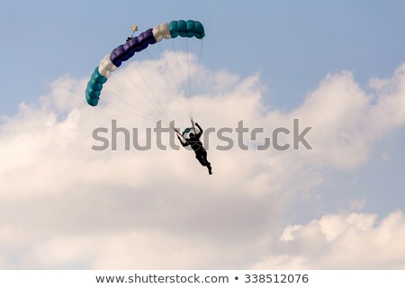 Unidentified Skydivers Parachutist Zdjęcia stock © Artush