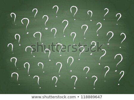 Many Questions On School Board [[stock_photo]] © a2bb5s