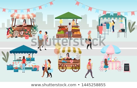Stock photo: Street Market Stall