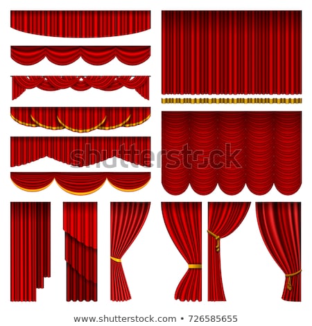 Imagine de stoc: Wrinkled Red Curtain