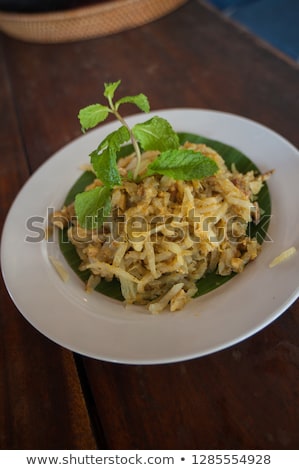 Stock photo: Spaghetti With Mixture Of Minced Meat
