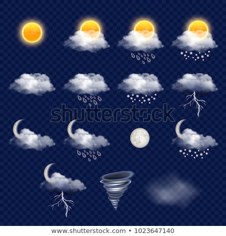 Stok fotoğraf: Weather Icon Rain 3d