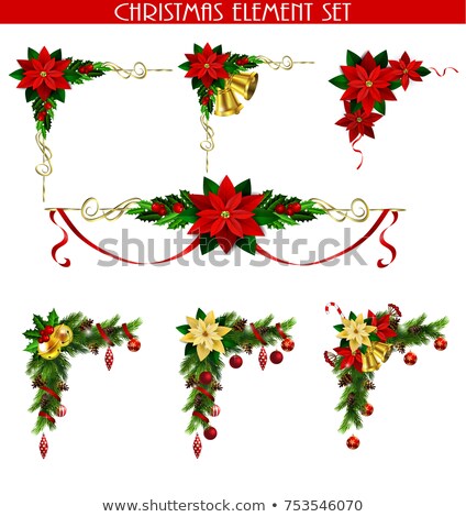 Stock photo: Jingle Bells And Christmas Decorative Corners