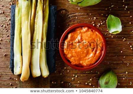 Vegetables And Romesco Sauce Foto stock © nito