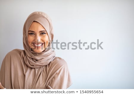 Foto stock: Beautiful Middle Eastern Woman Smiling