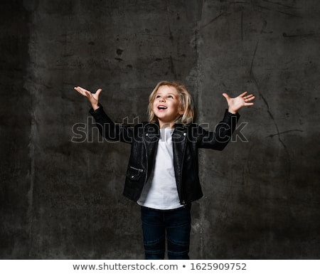 Stok fotoğraf: Happy Little Girl Is Waiting For A Reward