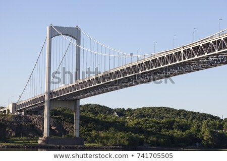 Foto stock: Quebec Citys Pierre Laporte Bridge