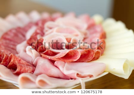 ストックフォト: Beautiful Sliced Food Arrangement