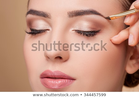 Foto stock: Make Up Artist With Customer