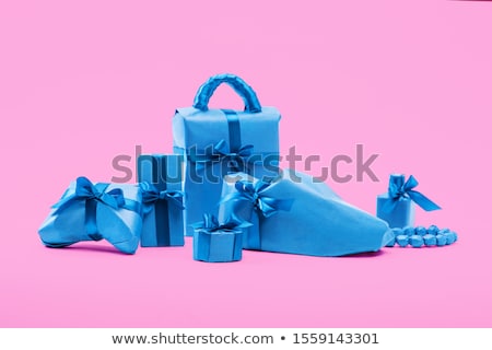 Stock photo: Smartphone Wrapped With Color Ribbon