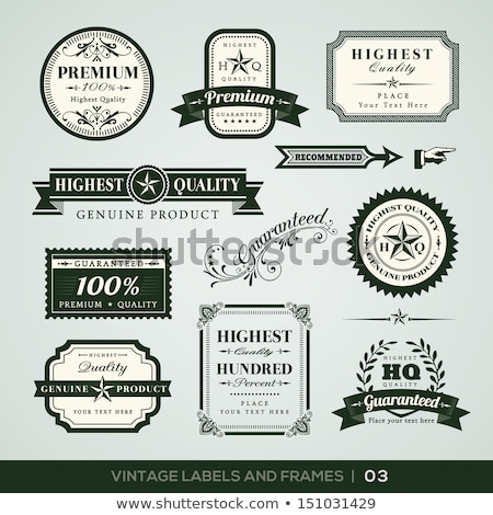 Foto stock: 100 Percent Original Green Vector Icon Design