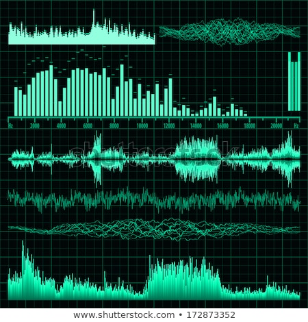 Stock photo: Sound Waves Set Eps 10